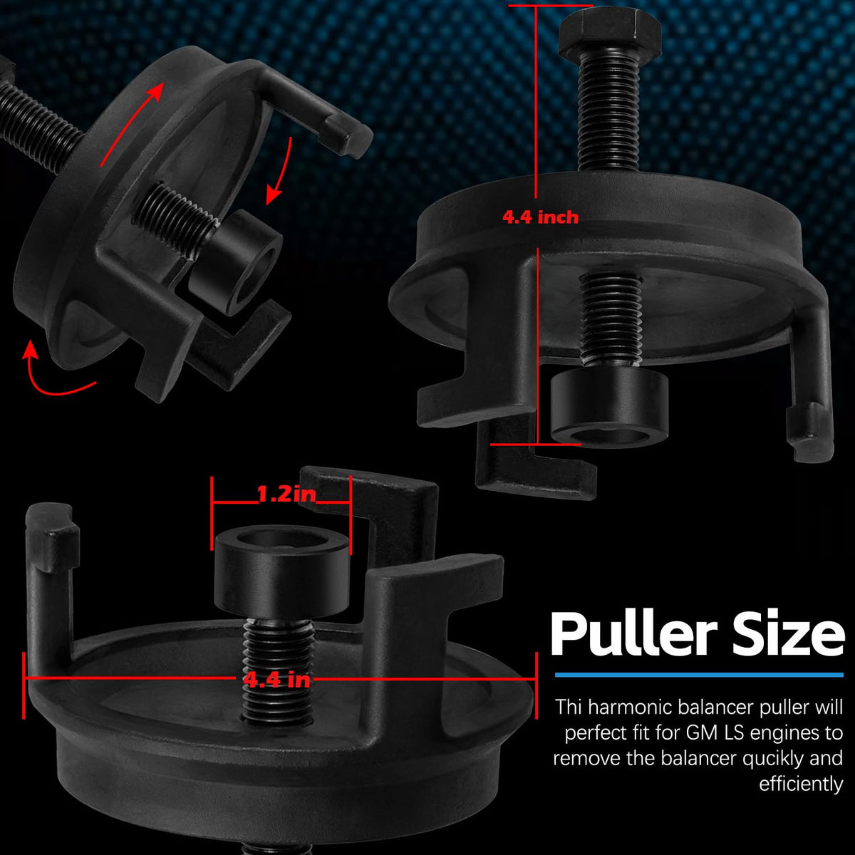 Sunluway puller on workbench in garage setting emphasizing professional-grade convenience