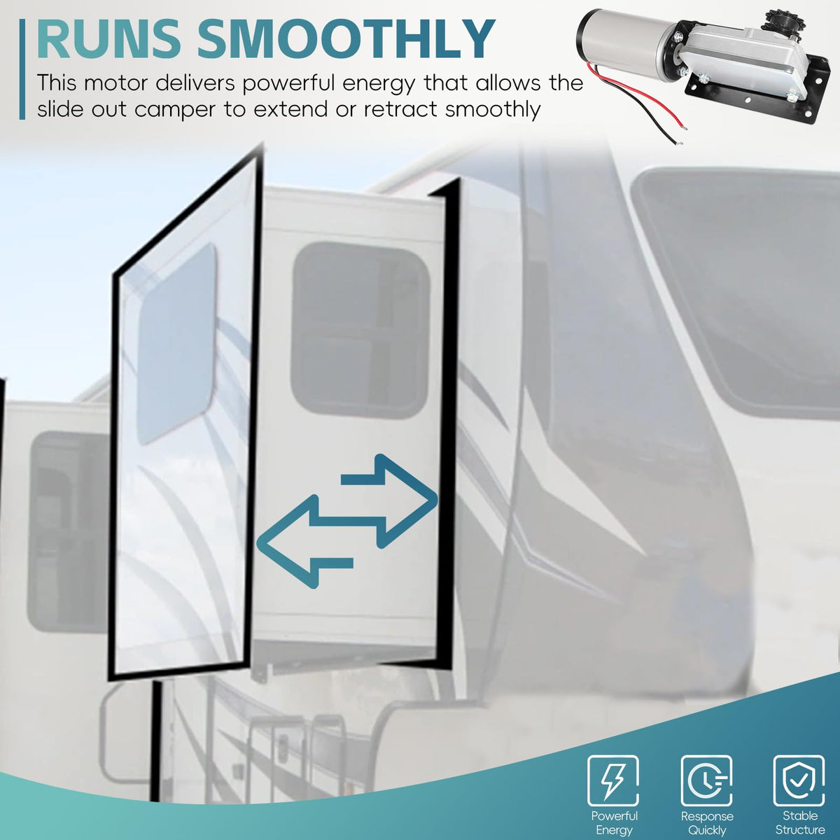 Sunluway mounting bracket view demonstrating secure fit and vibration reduction