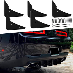 Sunluway front view of 5-fin diffuser showing aggressive rear styling benefit