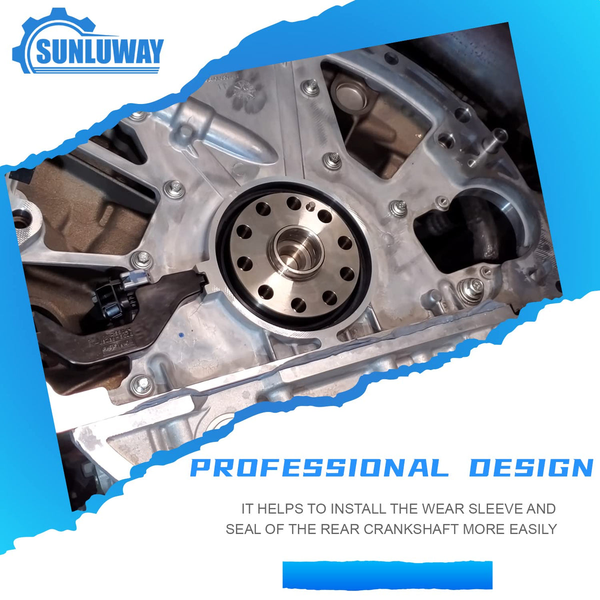 Sunluway side profile of installer highlighting robust carbon-steel construction