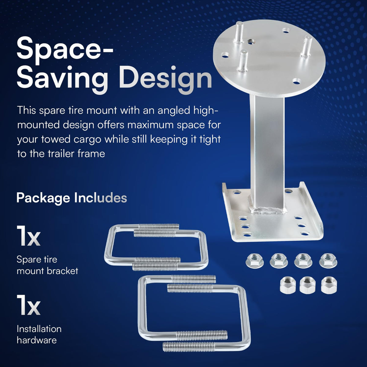 Sunluway bracket beside ruler showing compact dimensions and scale