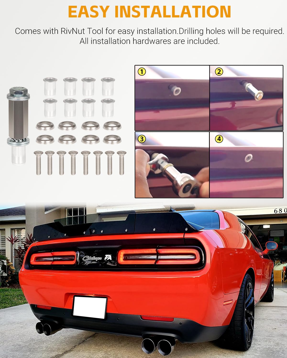 Sunluway close view of camera cutout preserving backup camera visibility benefit