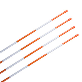 Sunnyglade pointed tip and fiberglass shaft detail for easy ground insertion