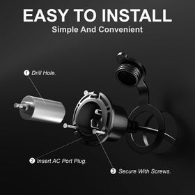SunnyLith integrated 20-inch cord extended to show reach and practical use
