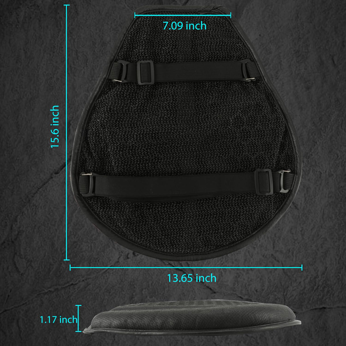 SUNPIE folded cushion compact for easy storage and transport