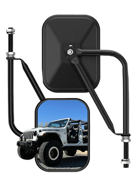 SUNPIE front view mounted mirror showing stable wide vision benefit