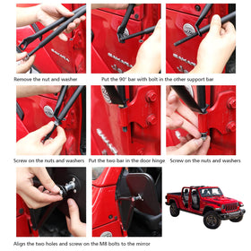 SUNPIE side view on Jeep with doors off improving safety and visibility