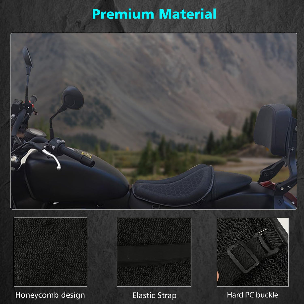 SUNPIE top surface texture for breathability and reduced friction
