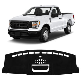 Sunsdrew dash cover front overview showing tailored dash fit and protection