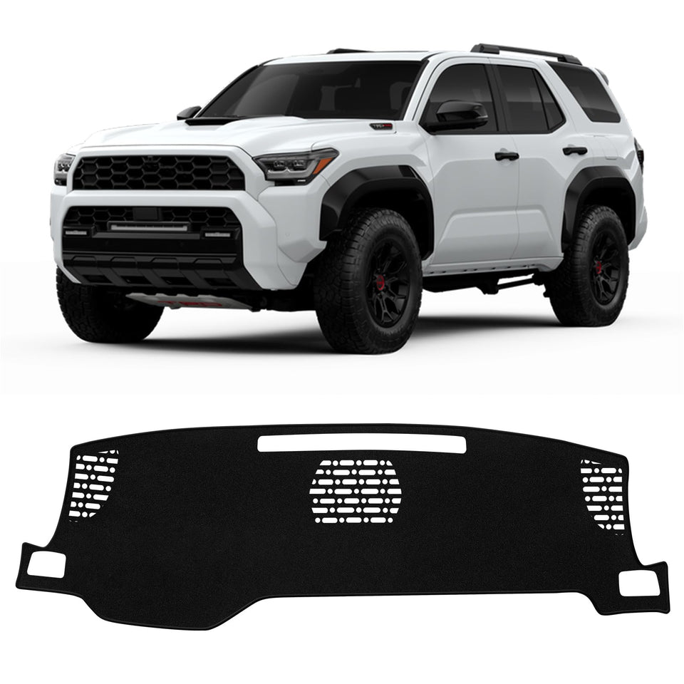 Sunsdrew front dashboard cover fitted on 4Runner showing clean protection benefit