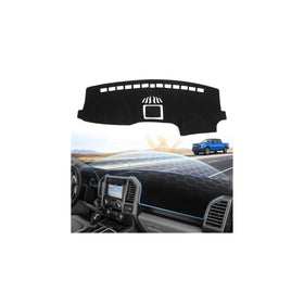 Sunsdrew front view installed on F150 dashboard showing neat fit