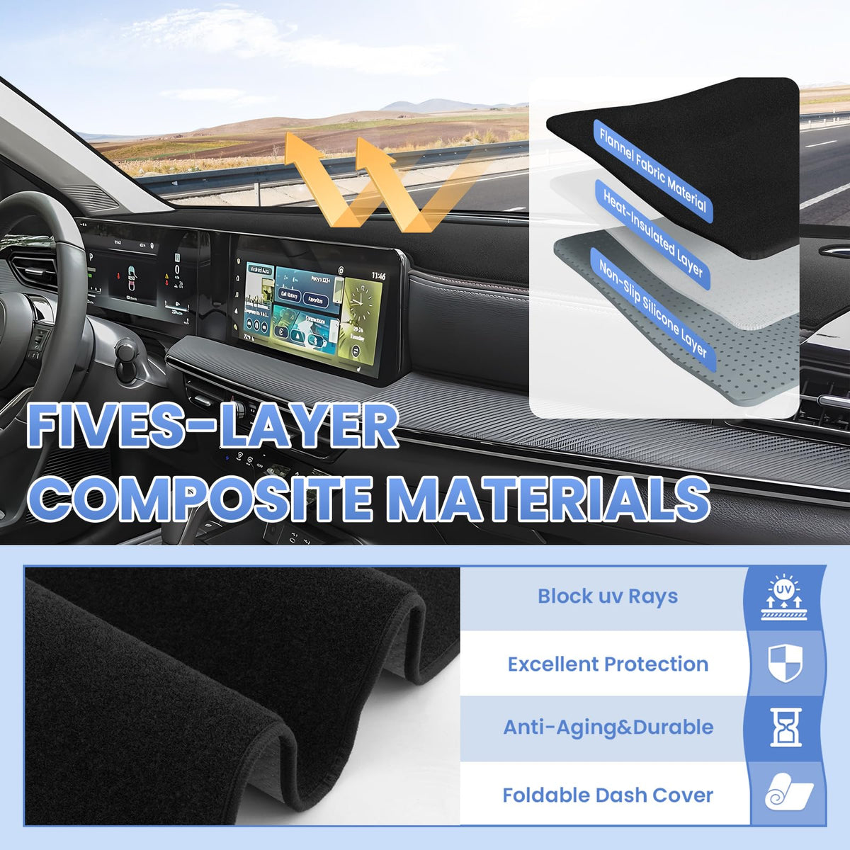 Sunsdrew installed in Nissan Kicks interior demonstrating improved cabin appearance