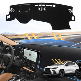 Sunsdrew front overview showing full dash cover protecting dashboard