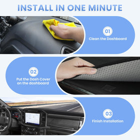 Sunsdrew lifestyle shot on parked F150 showing sun protection and upgraded interior