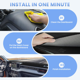 Sunsdrew lifestyle parked truck interior protecting dash and enhancing cabin