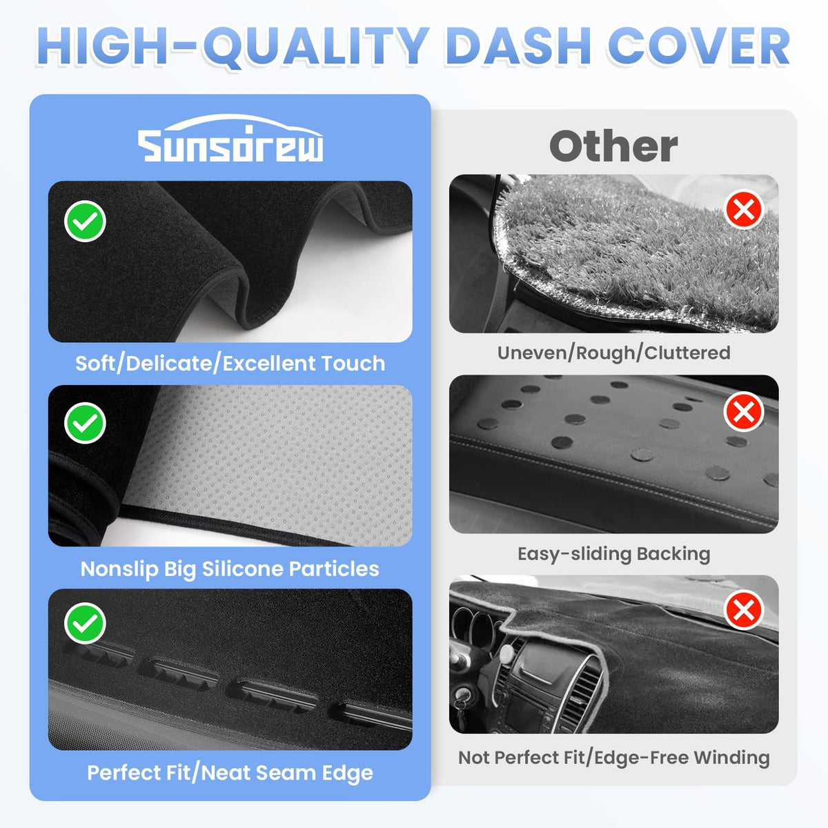 Sunsdrew cover size and scale beside ruler illustrating perfect F150 fit