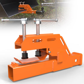 SUNSHINE FARMRE front view of orange 2-inch receiver showing secure fit