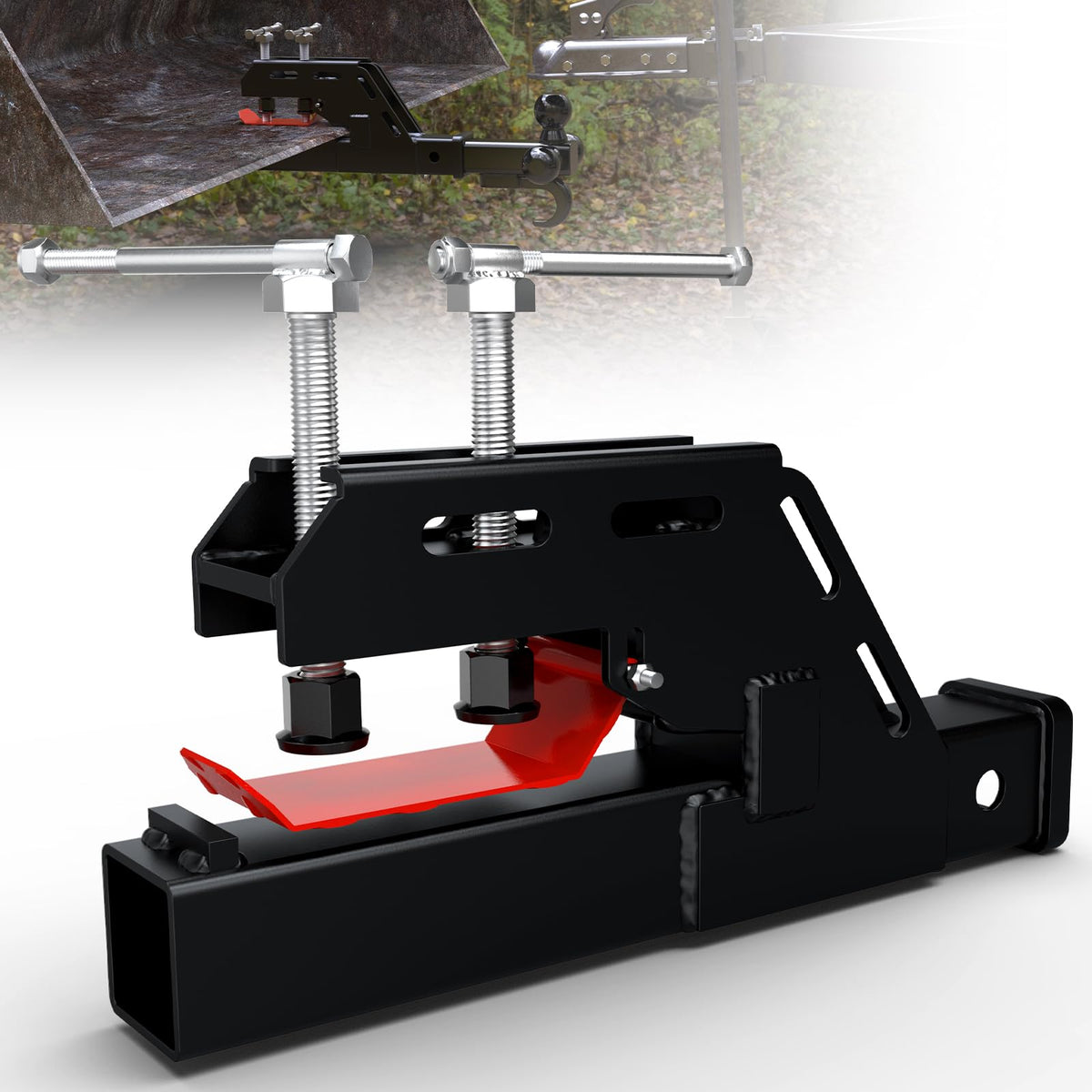 SUNSHINE FARMRE front view of clamp-on receiver showing secure fit benefit