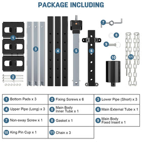 SUNSHINE FARMRE galvanized chain and connector showing secure attachment and safety benefit