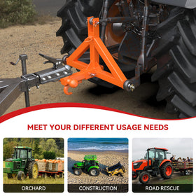 SUNSHINE FARMRE installed on tractor demonstrating quick hitch compatibility