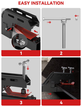 SUNSHINE FARMRE twin-screw clamp detail preventing loosening under load