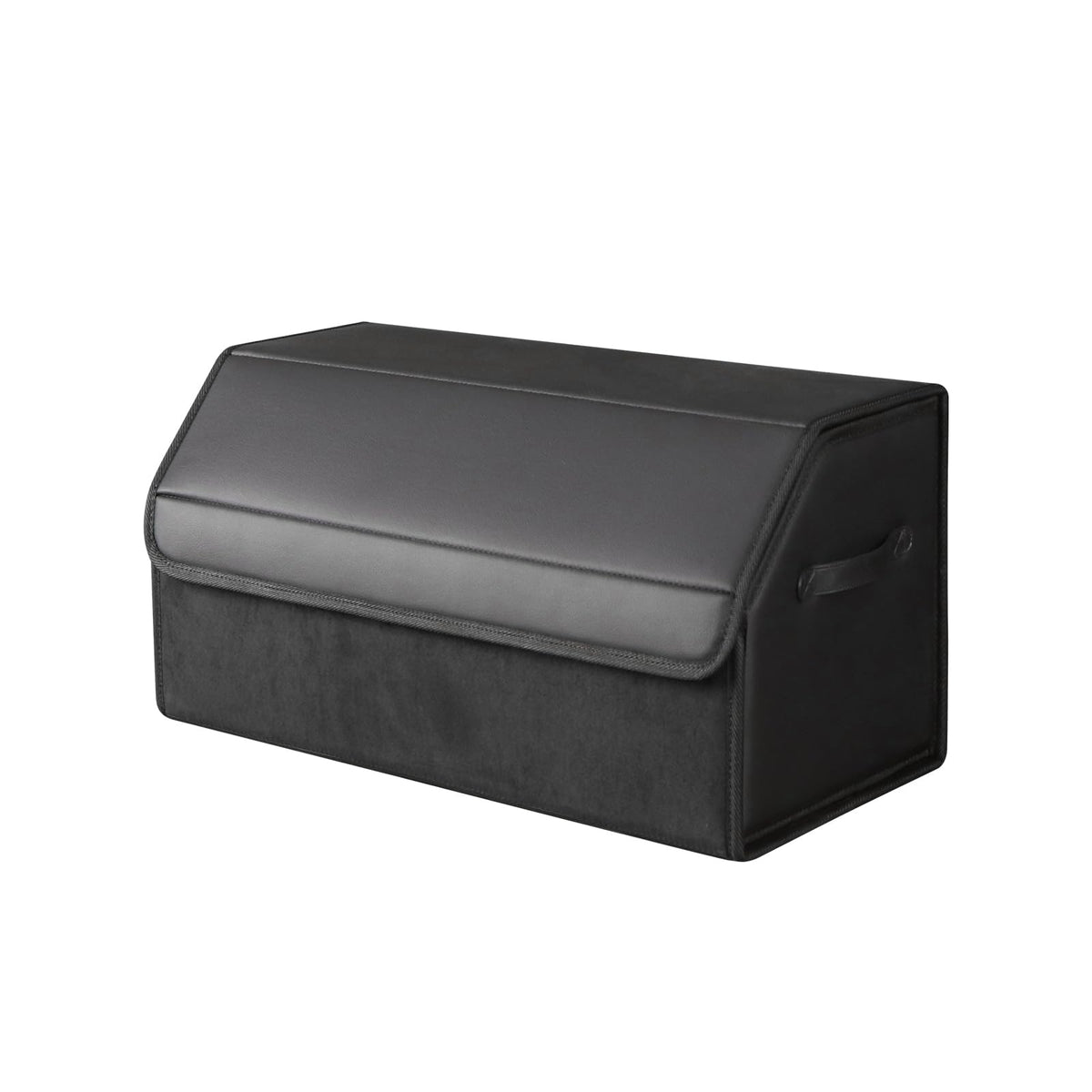 sunshine sky front view covered organizer shows tidy trunk storage benefit