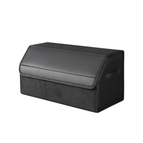 sunshine sky front view covered organizer shows tidy trunk storage benefit