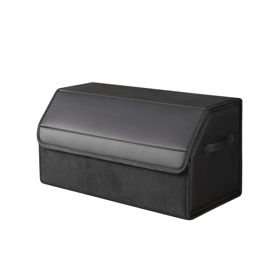 sunshine sky front view covered organizer shows tidy trunk storage benefit