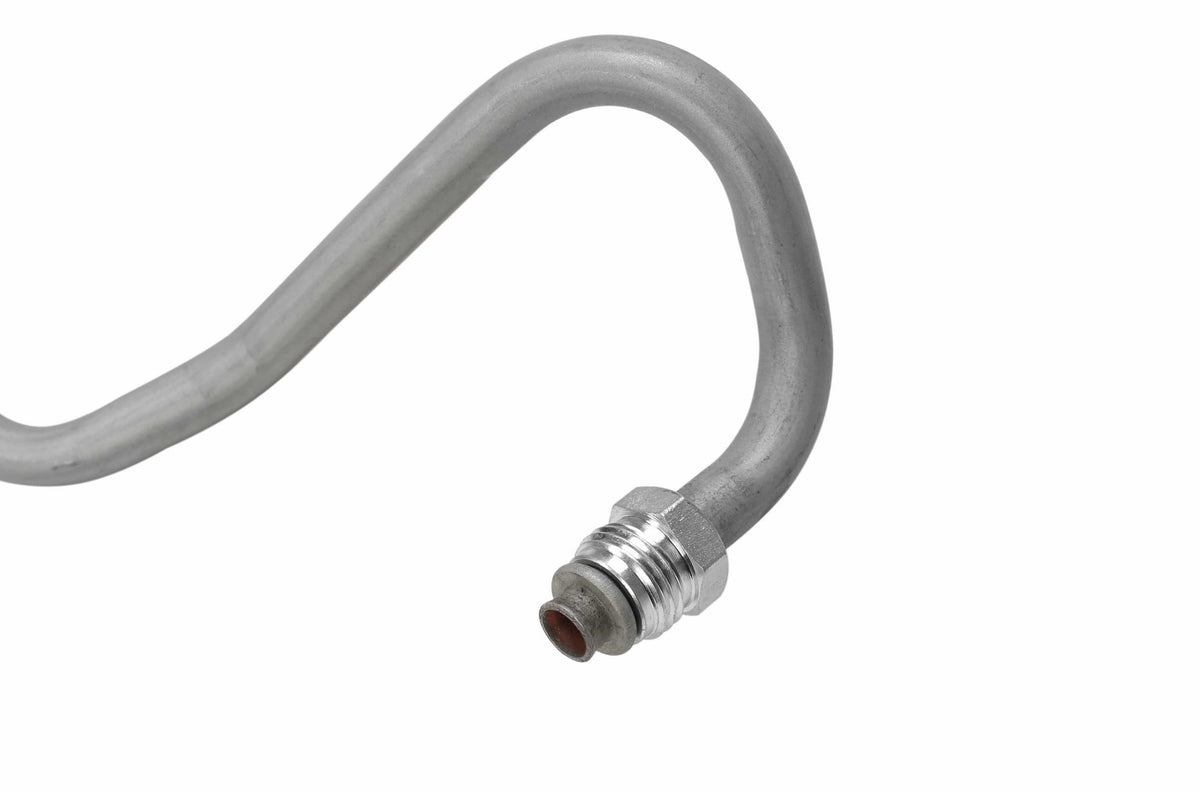 Sunsong hose installed under hood on truck demonstrating direct-fit replacement and improved steering reliability