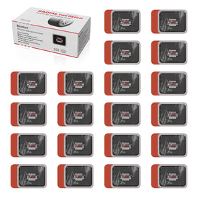 SUNSOUL front packaging showing 20 radial patches and kit convenience
