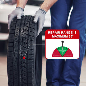 SUNSOUL patch in use during tire repair, quick reliable sealing benefit