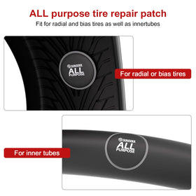 SUNSOUL patch with red polyester backing being peeled to reveal adhesive for bonding