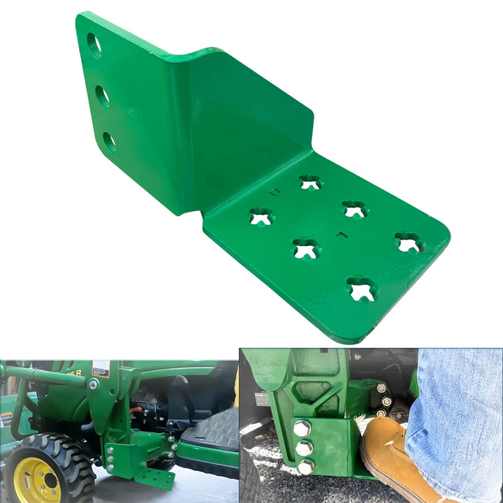 SUONE front view of bolt-on step showing fit and durable finish for safer access