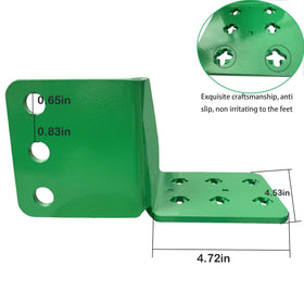 SUONE lifestyle image of operator using step for easier tractor entry benefit