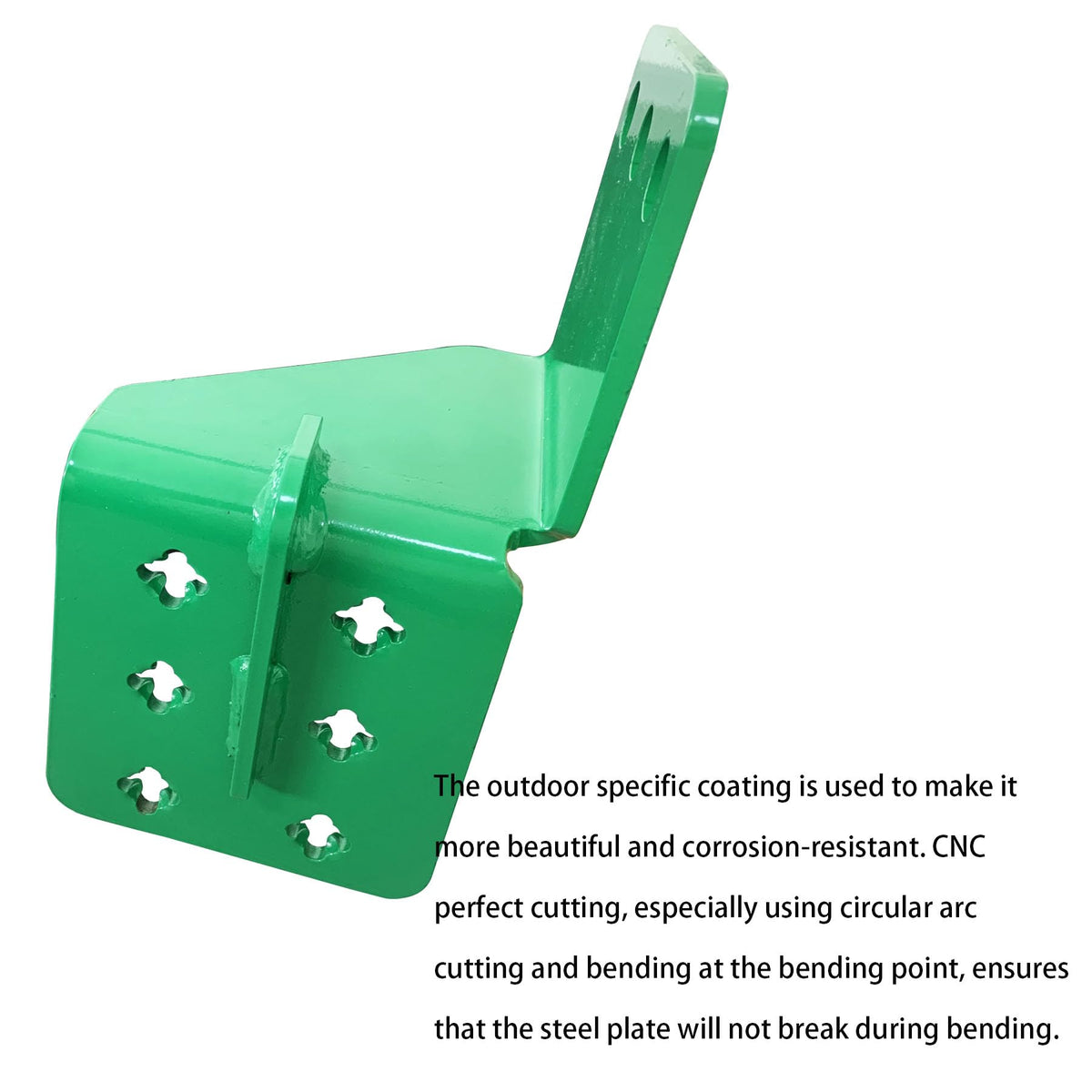 SUONE side profile mounted on John Deere illustrating reduced climb height benefit