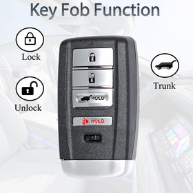 SUPALAND key fob used at Acura push-button start showing practical compatibility