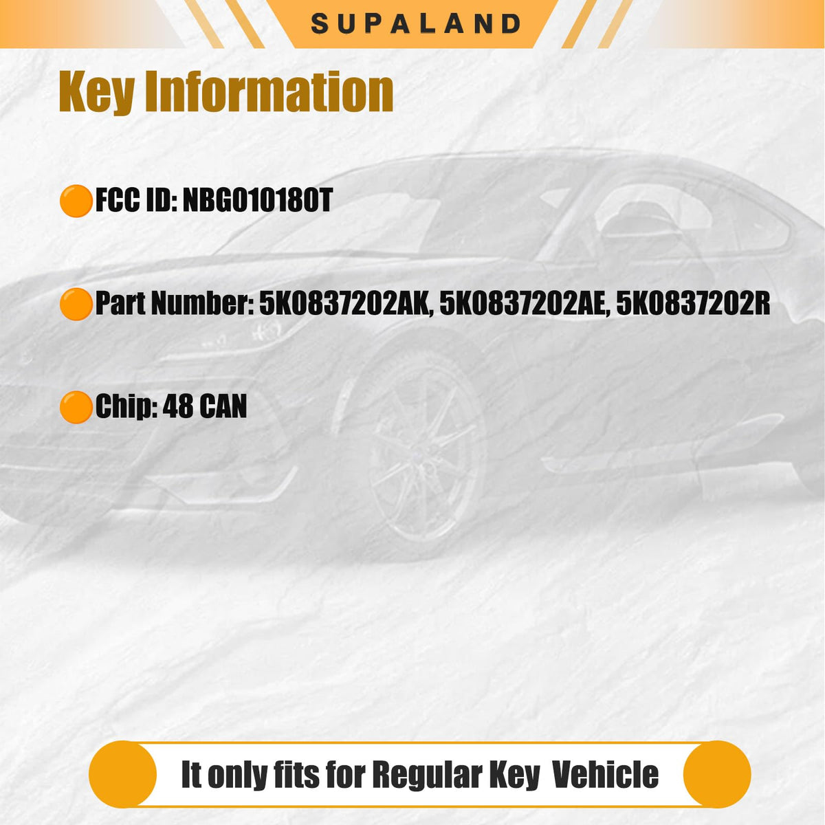 SUPALAND closeup of 4‑button layout clearly showing icons for lock unlock trunk panic