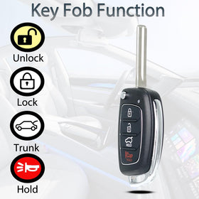 SUPALAND fob held in hand near car, convenient use and familiar feel benefit