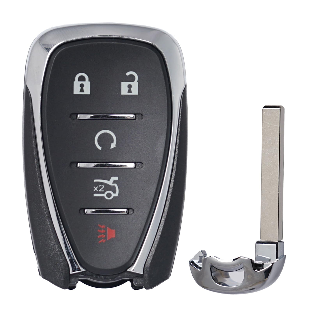SUPALAND front view of key fob showing buttons and logo, fast replacement