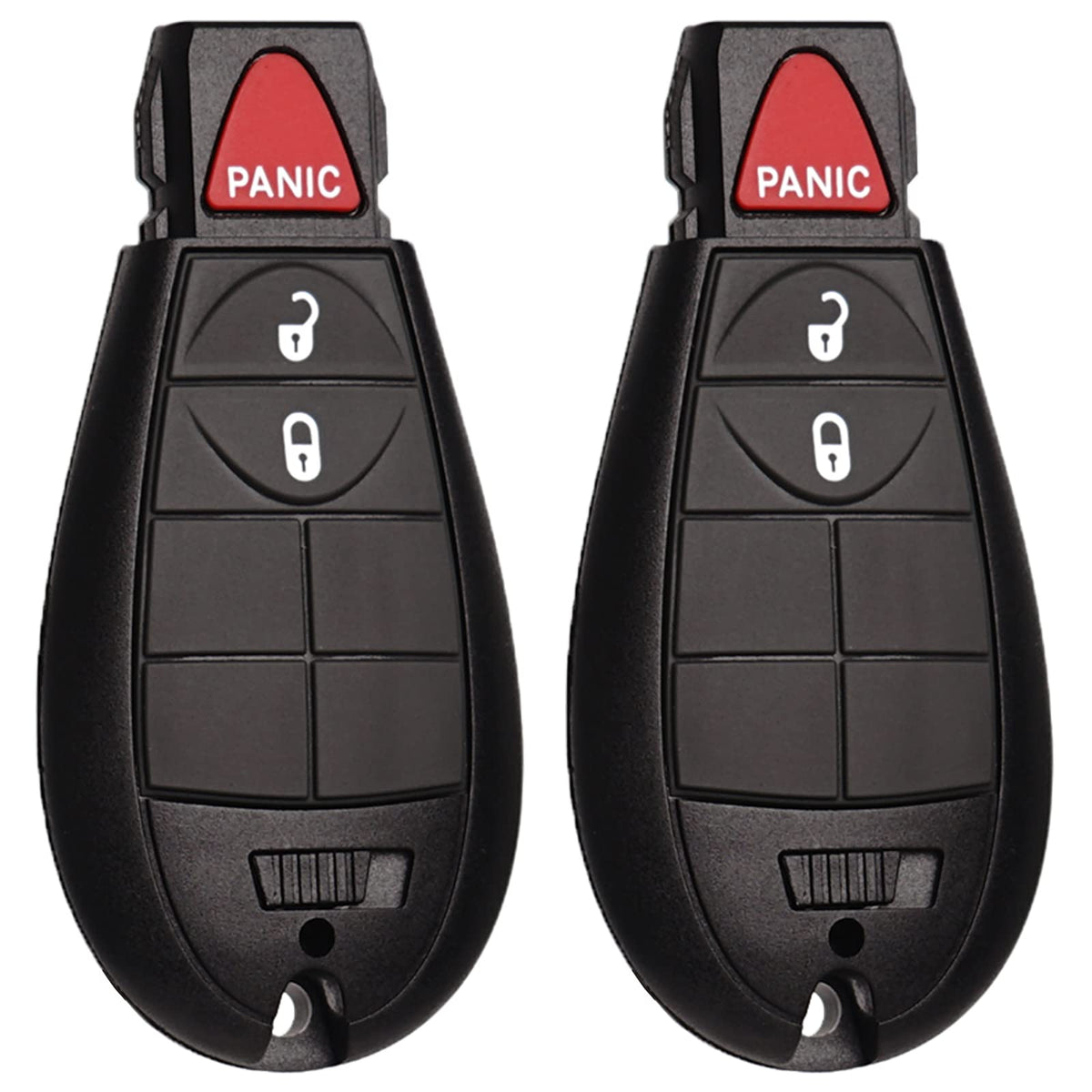 SUPALAND front view of key fob showing buttons and fit for Dodge Ram benefits quick replacement