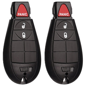 SUPALAND front view of key fob showing buttons and fit for Dodge Ram benefits quick replacement