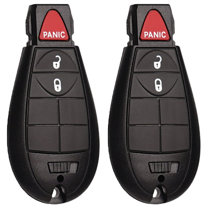 SUPALAND front view of key fob showing buttons and fit for Dodge Ram benefits quick replacement