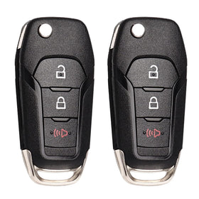 SUPALAND front view of flip key fob showing shape and buttons for easy replacement