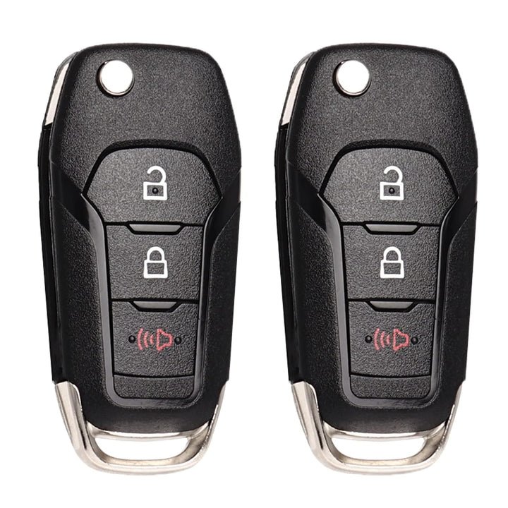 SUPALAND front view of flip key fob showing shape and buttons for easy replacement
