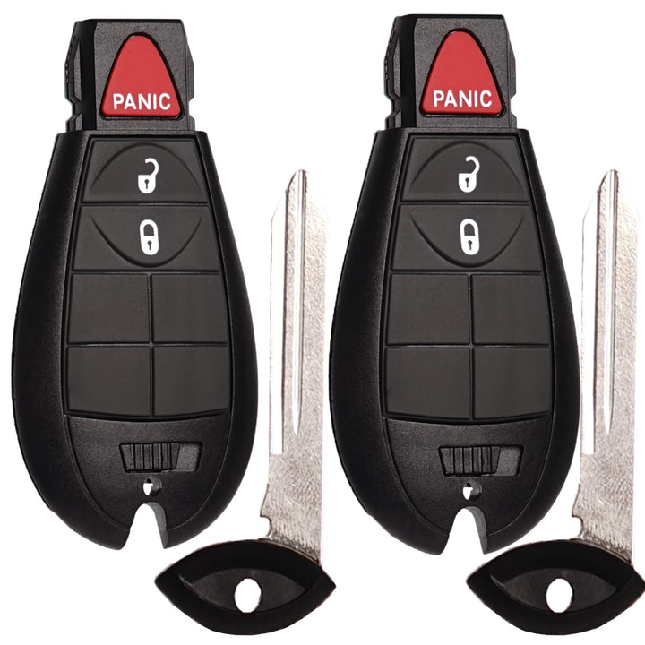 SUPALAND front view of FOBIK remote showing buttons and ready-to-program benefit