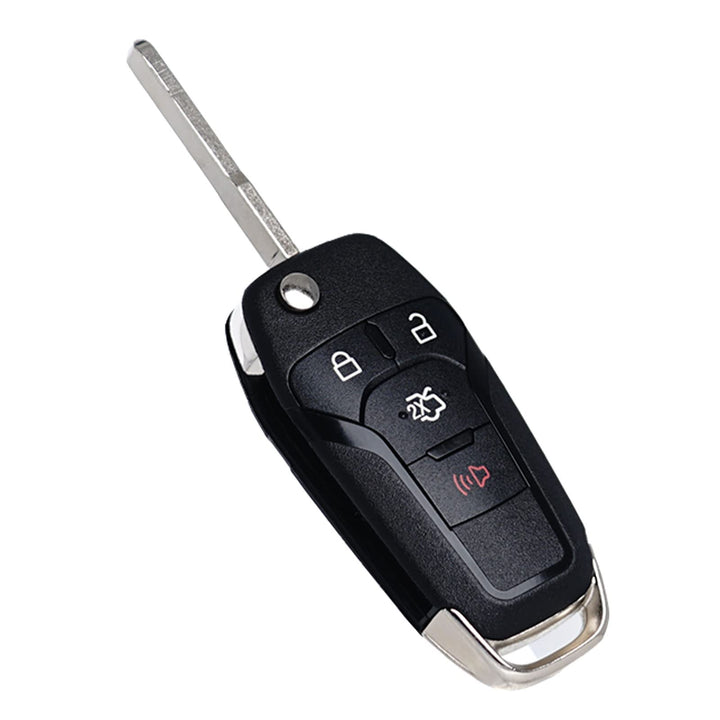 SUPALAND front view of key fob showing buttons and flip design for easy access