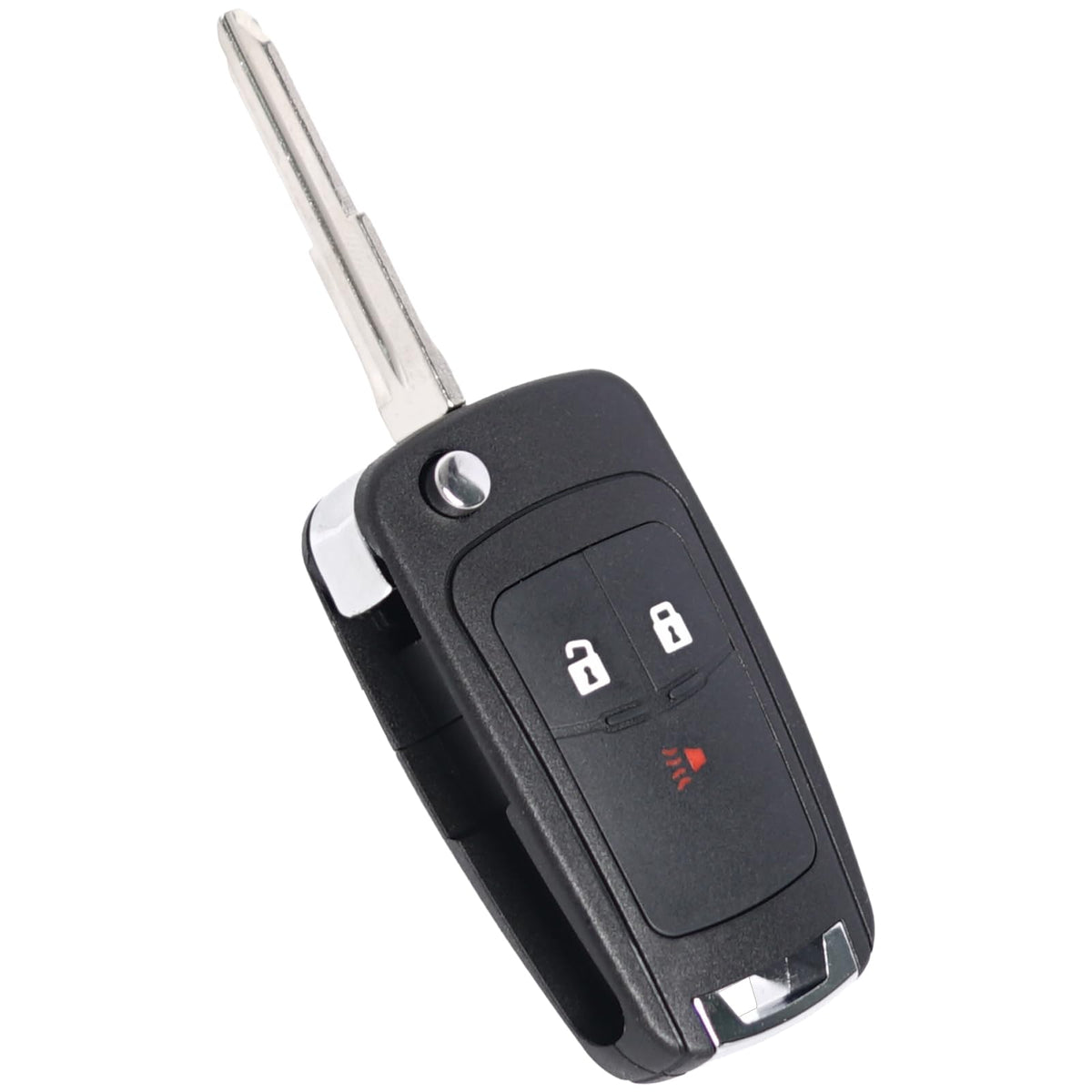 SUPALAND front view of key fob showing three buttons and easy operation