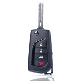 SUPALAND front view of replacement key fob showing OEM-style buttons and fit