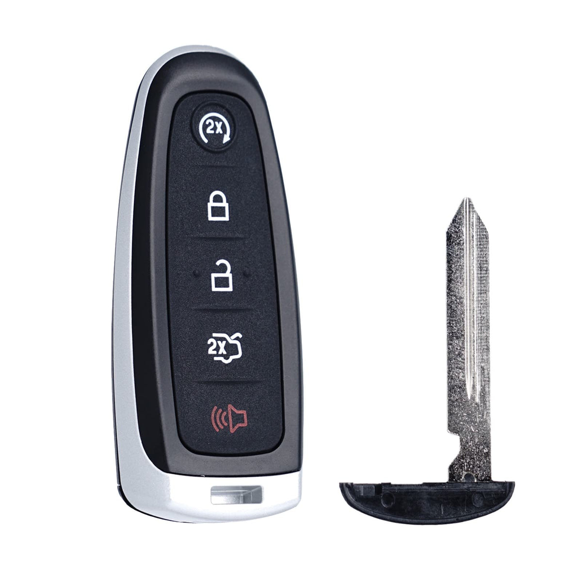 SUPALAND front view of key fob showing buttons and brand, easy replacement