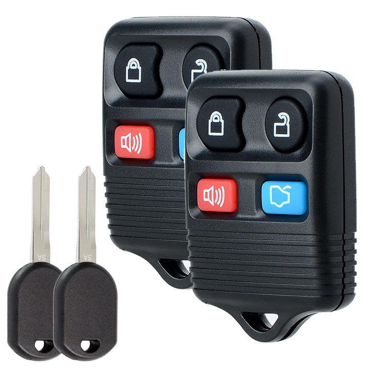 SUPALAND front view of remote fob showing buttons and design, reliable replacement